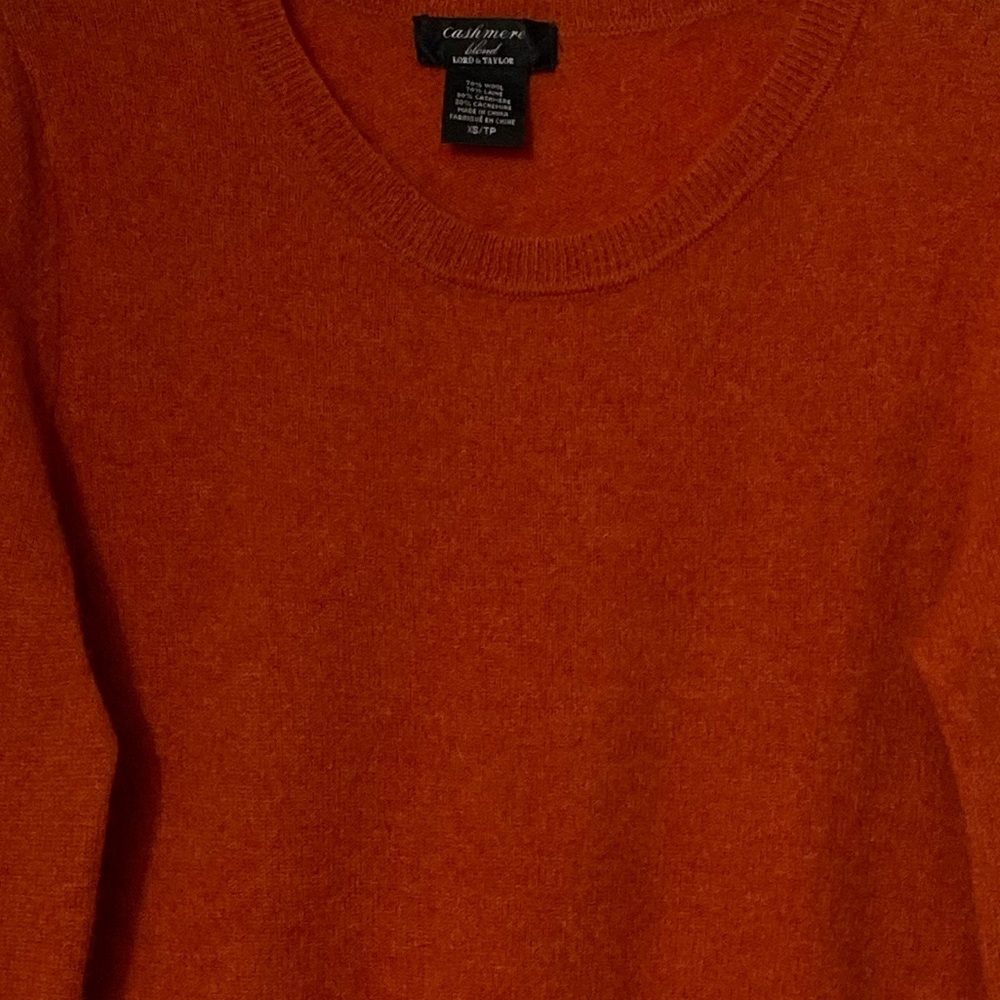 LORD & Taylor 💯 %Cashmere Sweater Size XS|TP - Picture 8 of 14